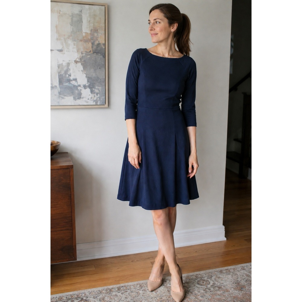 H&M Fit and Flare Dress Womens Size 10